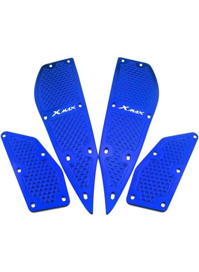 klarako 1 Set for Yama ha XMAX 300 20172018 XMAX 250 Motorcycle Front & Rear Foot Pegs Footrest Footpad Step Pedals Sidestand Plate Extension Pad  - Image 3