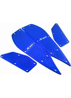 klarako 1 Set for Yama ha XMAX 300 20172018 XMAX 250 Motorcycle Front & Rear Foot Pegs Footrest Footpad Step Pedals Sidestand Plate Extension Pad  - Image 2