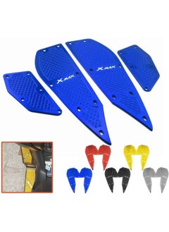klarako 1 Set for Yama ha XMAX 300 20172018 XMAX 250 Motorcycle Front & Rear Foot Pegs Footrest Footpad Step Pedals Sidestand Plate Extension Pad  - Image 1