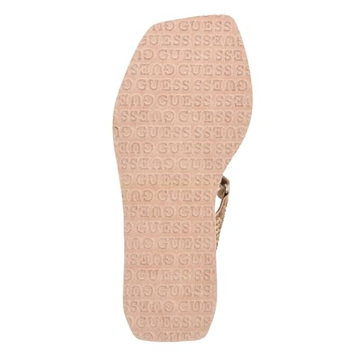 Guess Women's DAWSIN Sandal, Nude 110, 8 - Image 4