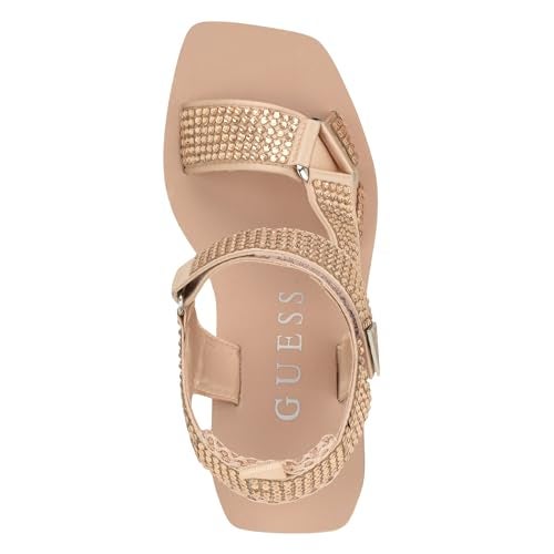 Guess Women's DAWSIN Sandal, Nude 110, 8 - Image 2