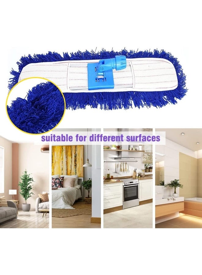 Biella Washable Dust Mop Replacement And Refill Looped Head With Aluminium Handle Floor Mops For Wet Dry Use Industrial And Household Floor Cleaning - Image 4