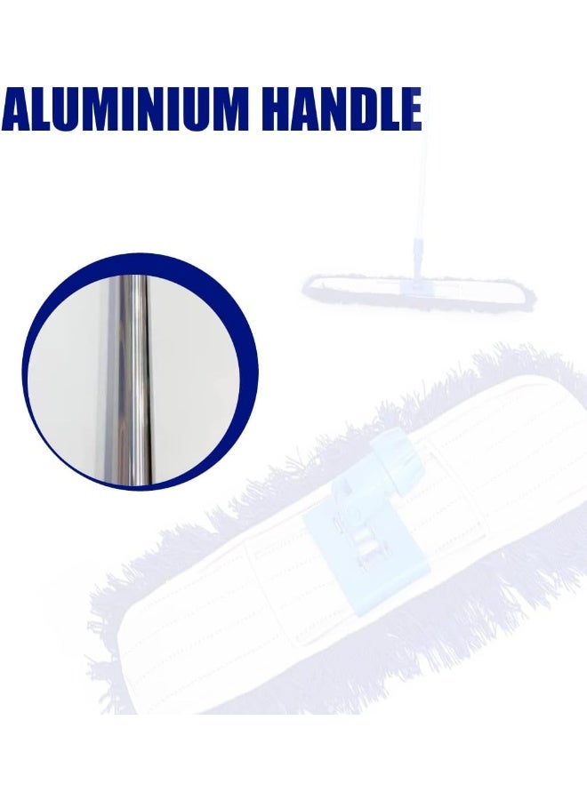Biella Washable Dust Mop Replacement And Refill Looped Head With Aluminium Handle Floor Mops For Wet Dry Use Industrial And Household Floor Cleaning - Image 5