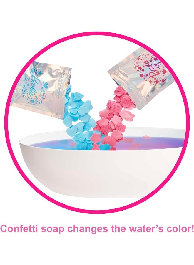 Barbie Doll & Bathtub Playset, Blonde, Confetti Soap & Accessories - Image 1