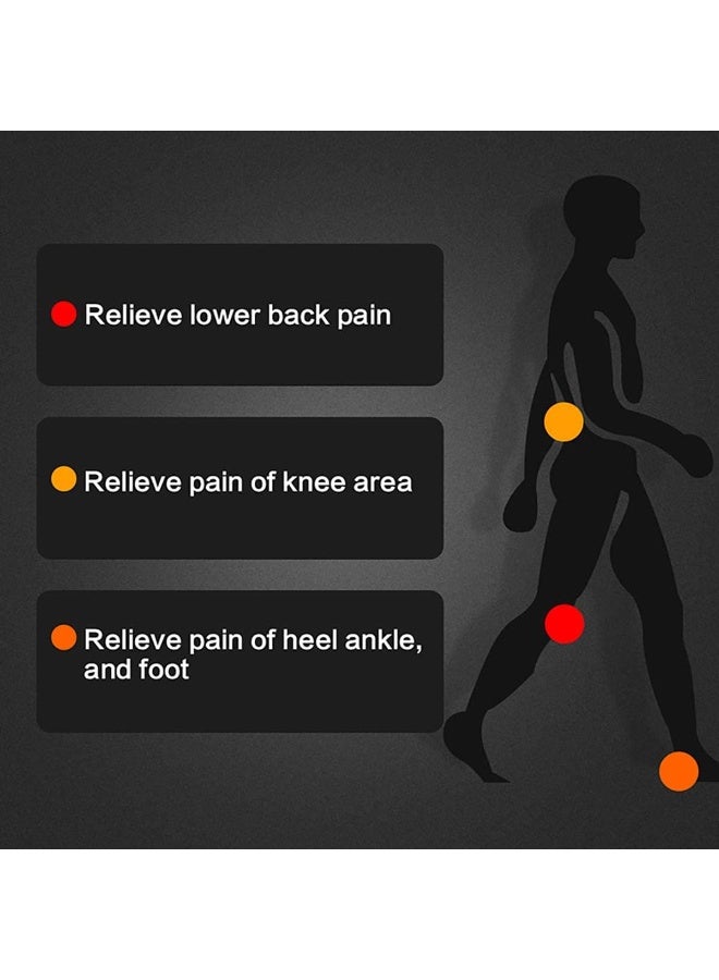 DUNISO Sports Insoles, PU Anti-Slip Shock Absorbing Sports Insoles, Arch Support Sport Insoles，Comfortable, Breathable, Cuttable，for Basketball, Badminton, Military Training, Running, Hiking ,L,41-45 - Image 5
