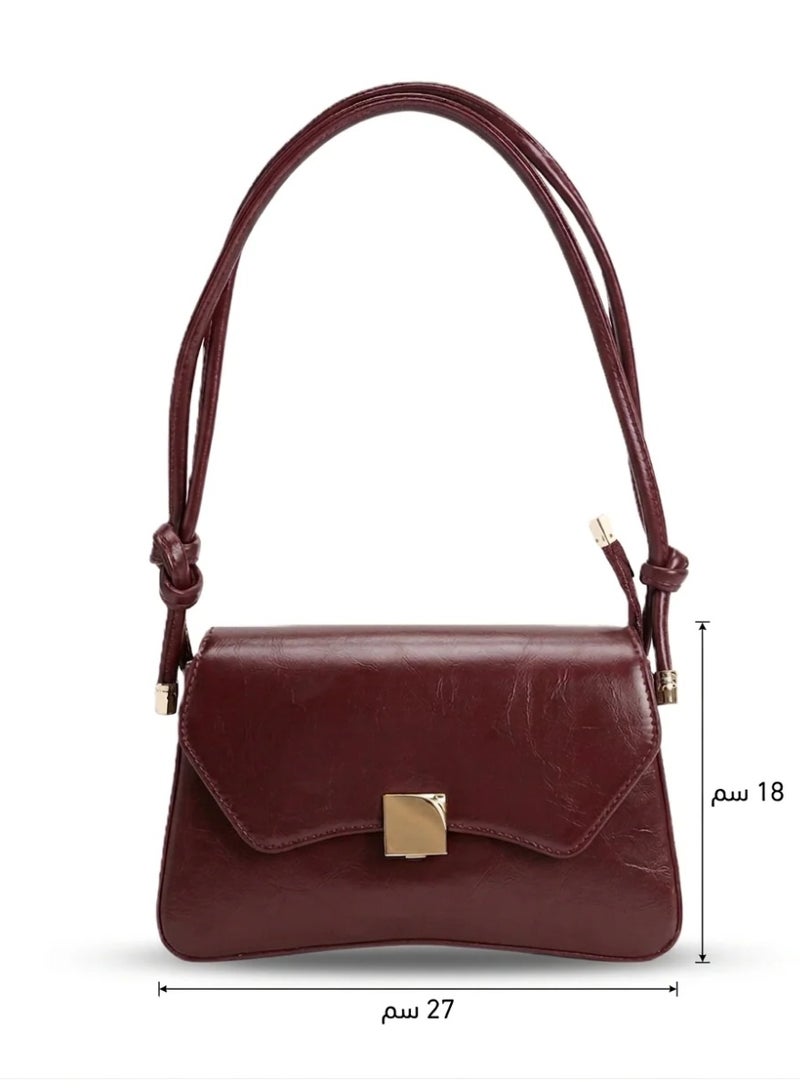 Crossbody Bag with stylish metal buckle BA-64