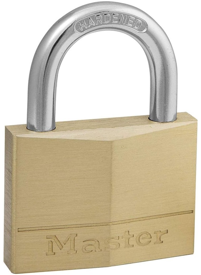 Master Lock Master Lock 150D Brass Padlock, Silver  - Image 4