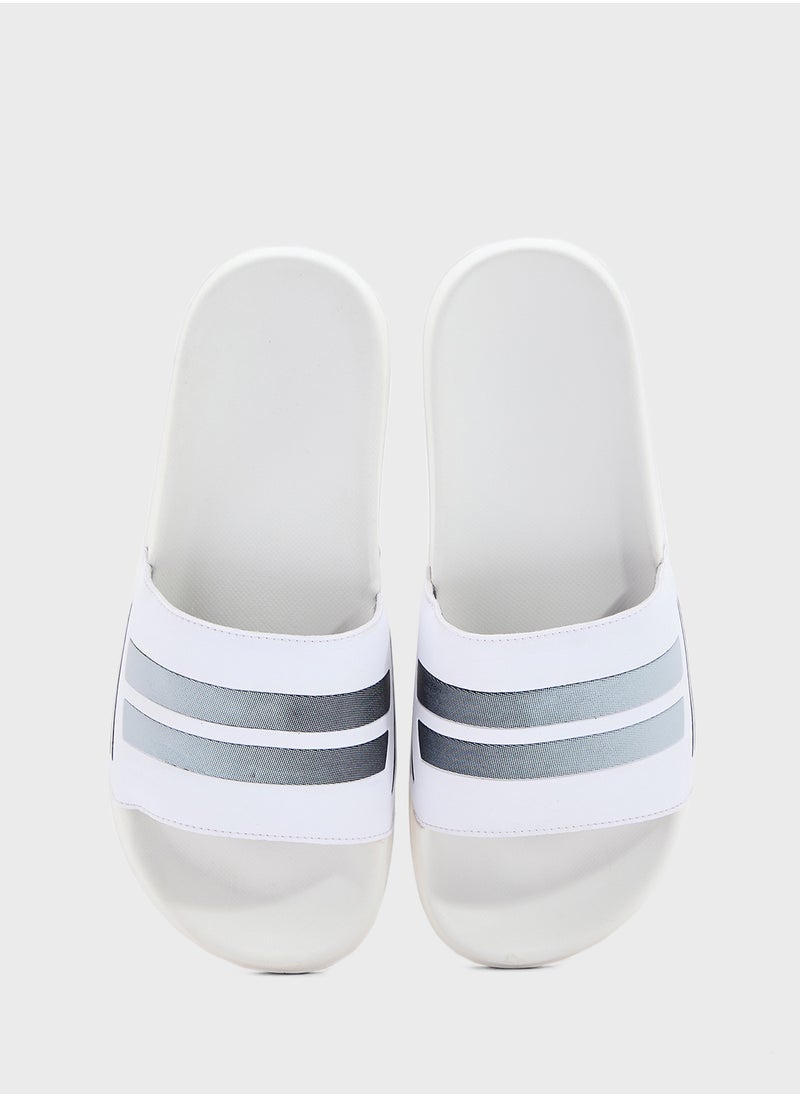Seventy Five Stripes Detail Casual Slides  - Image 4