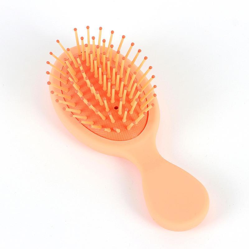 Generic Small Comb Womens Air Bag Comb Small Mini Cute Childrens Girls Korean Style Household Durable Massage Small Comb Orange + independent packaging 
