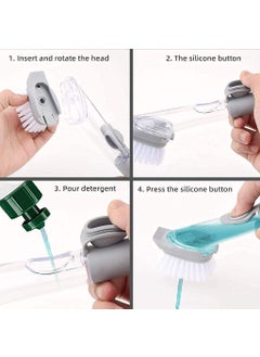 SHVAS SHVAS Automatic Liquid Soap Dispenser Dish Cleaning Brush Sponge Scrubber  - Image 5