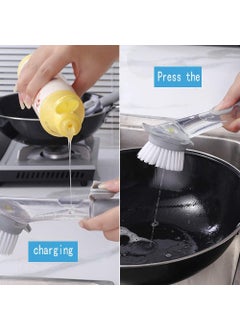 SHVAS SHVAS Automatic Liquid Soap Dispenser Dish Cleaning Brush Sponge Scrubber  - Image 2