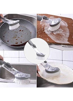 SHVAS SHVAS Automatic Liquid Soap Dispenser Dish Cleaning Brush Sponge Scrubber  - Image 4