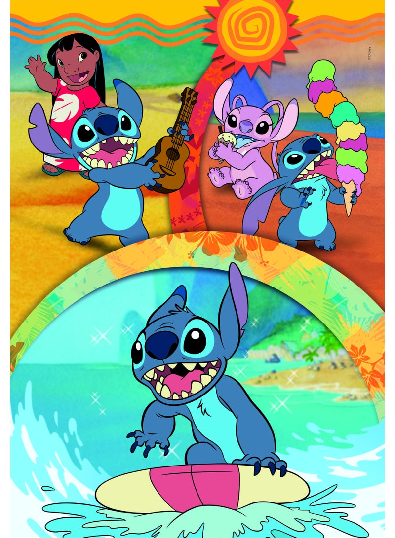 Clementoni Puzzle Stitch Summer Cool 104-Pieces | Jigsaw Puzzle | Puzzle for Adults | Challenging Puzzle | Perfect for Stress Reliever and Puzzle Lovers | Made in Italy - Image 2
