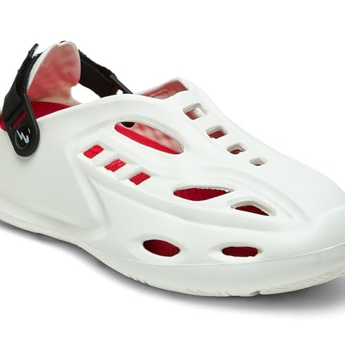Campus Men's GC-4019B WHITE/RED Clogs - 6UK/India GC-4019B - Image 4