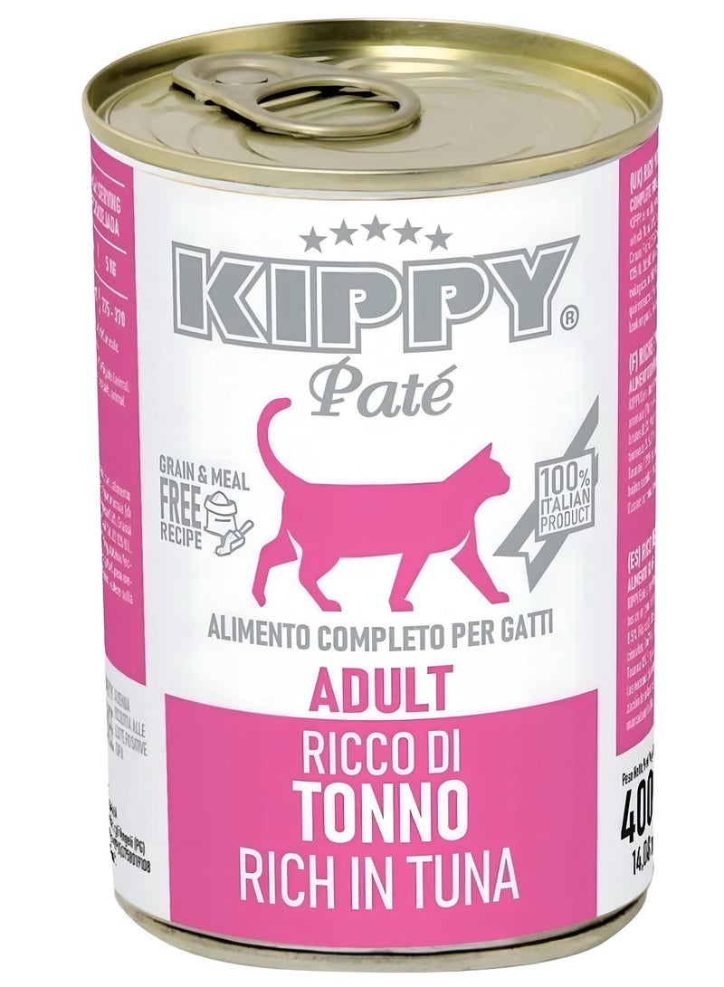 Kippy Pate Wet cat food (12 cans) - Kippy Pate  with Tuna flavor - 12 × 400g - Image 2