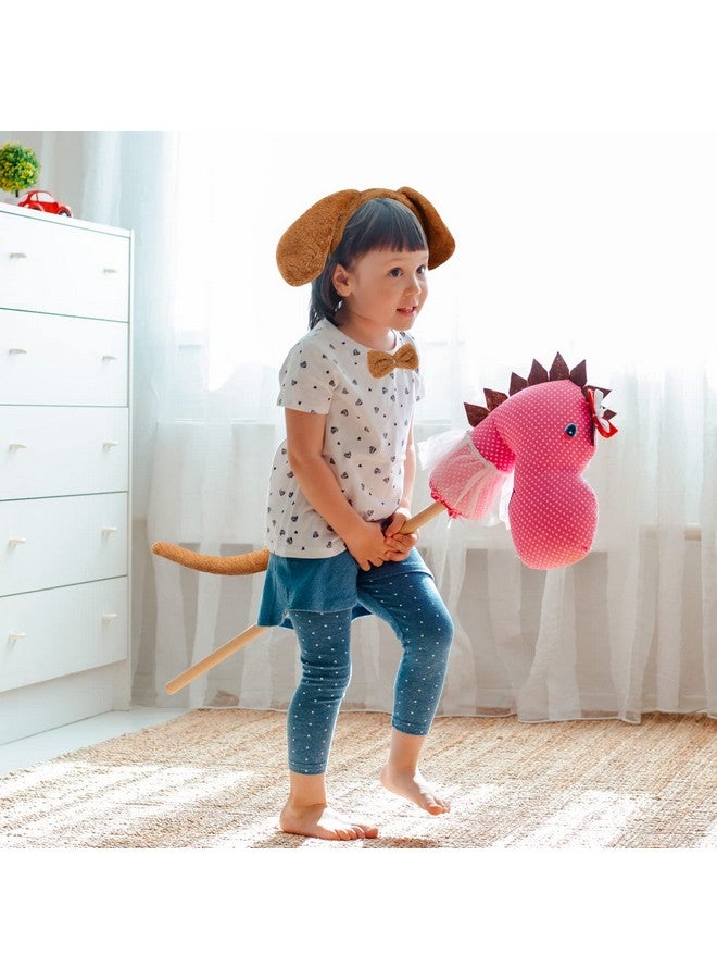 EVERMARKET 3 Pcs Animal Costume Set, Dog Ears Headband, Tail and Bow Tie, Animal Costume Accessories for Halloween, Christmas, Birthday Party, Cosplay, Masquerades - Image 5