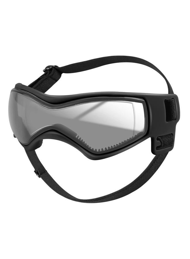 QUMY Dog Goggles UV Protection for Small to Medium Breed Dog, Dog Sunglasses Windproof Anti-Fog Dustproof Snowproof, Puppy Glasses for Outdoor Riding Driving with Comfortable Frame Adjustable Straps - Image 1