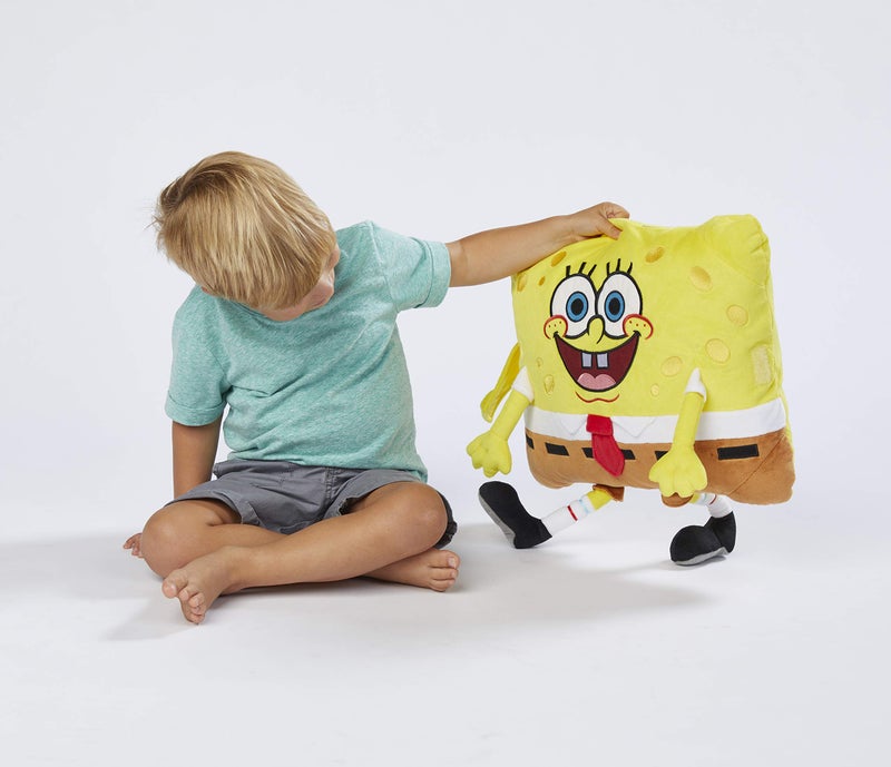 Pillow Pets 16 inch Spongebob Squarepants Stuffed Animal, Nickelodeon Plush Toy Gift for Kids - Image 5