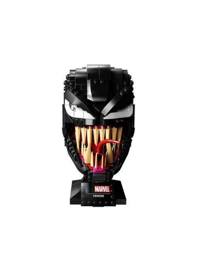 General Building block toy Superhero Dark Venom Helmet Bust Boy Assembling Toy Children's Gift  - Image 1