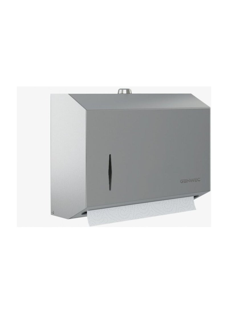 GENWEC - GENWEC Paper towel dispenser small size 304 stainless steel brushed - Image 1