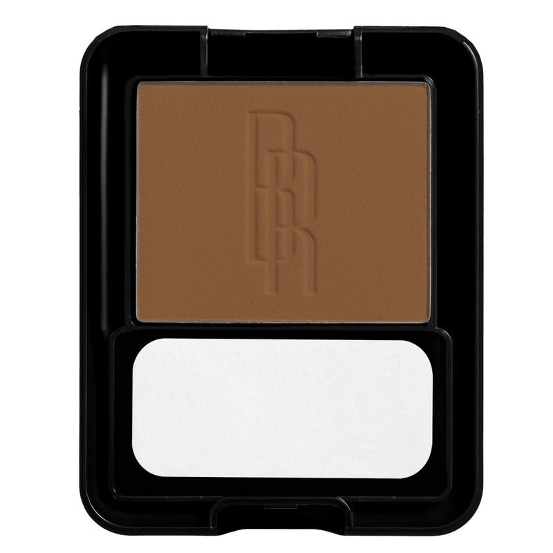 Black Radiance Pressed Powder, Pigment-Rich Matte Finish for Light Skin Tones, Oil-Absorbing Compact with Mirror & Sponge - Golden Almond - Image 3