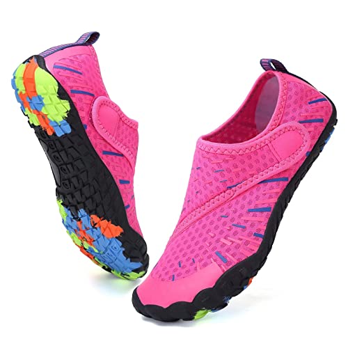 CIOR Boys & Girls Water Shoes Sports Aqua Athletic Sneakers Lightweight Sport Shoes(Toddler/Little Kid/Big Kid) U1ELJSX011-Pink-30 - Image 1