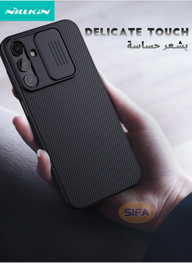 Nillkin - Samsung Galaxy A16 Case, Slide Camera Case Design, 360° Full Body Coverage Shockproof Phone Back Cover, Anti-Fall Anti-Scratch Anti-Slip Anti-fingerprint Protective Case for Samsung Galaxy A16, Black - Image 1