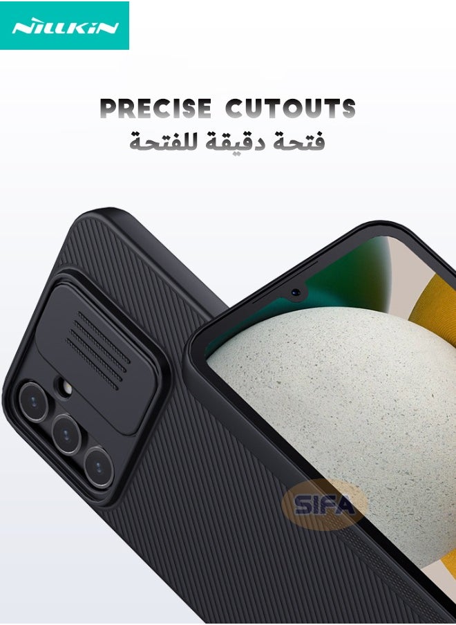 Nillkin - Samsung Galaxy A16 Case, Slide Camera Case Design, 360° Full Body Coverage Shockproof Phone Back Cover, Anti-Fall Anti-Scratch Anti-Slip Anti-fingerprint Protective Case for Samsung Galaxy A16, Black - Image 1