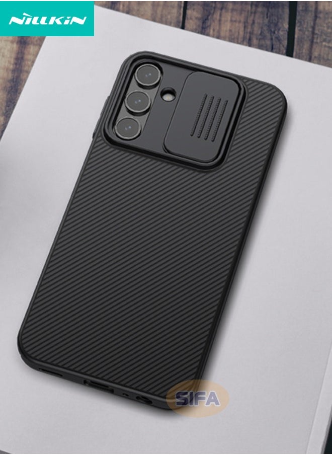 Nillkin - Samsung Galaxy A16 Case, Slide Camera Case Design, 360° Full Body Coverage Shockproof Phone Back Cover, Anti-Fall Anti-Scratch Anti-Slip Anti-fingerprint Protective Case for Samsung Galaxy A16, Black - Image 1