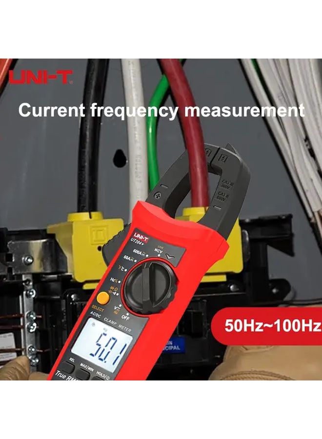 UNI T 204 Plus Digital Clamp Meter Multimeter Current Voltage Capacitance Tester - Image 3