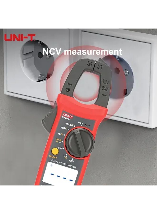 UNI T 204 Plus Digital Clamp Meter Multimeter Current Voltage Capacitance Tester - Image 5