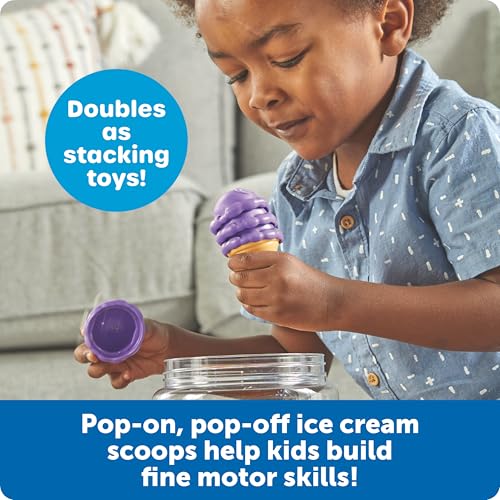 Learning Resources Mini Letter Scoops, 52 Pieces, Ages 3+,Preschool Learning Toys, Stacking Toys, Montessori Toys - Image 4