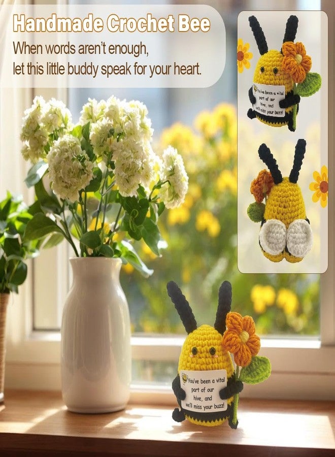 Lowealuk Coworker Leaving Gift Box, Retirement Gift for Women Men, with 100p Photo Album & Crochet Bee, Farewell Going Away Goodbye Gift Box for Leaving Colleague Neighbors Nurses Friends - Image 5