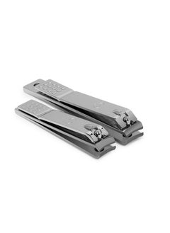 Three Seven (777) Er| World No. 1. Three Seven (777) Nail Clippers Sets, Ultra Sharp Sturdy Large Fingernail & Extra Large Toenail Clippers Set (P132C) Made In Korea, Since 1975, Silver Gold  - Image 2