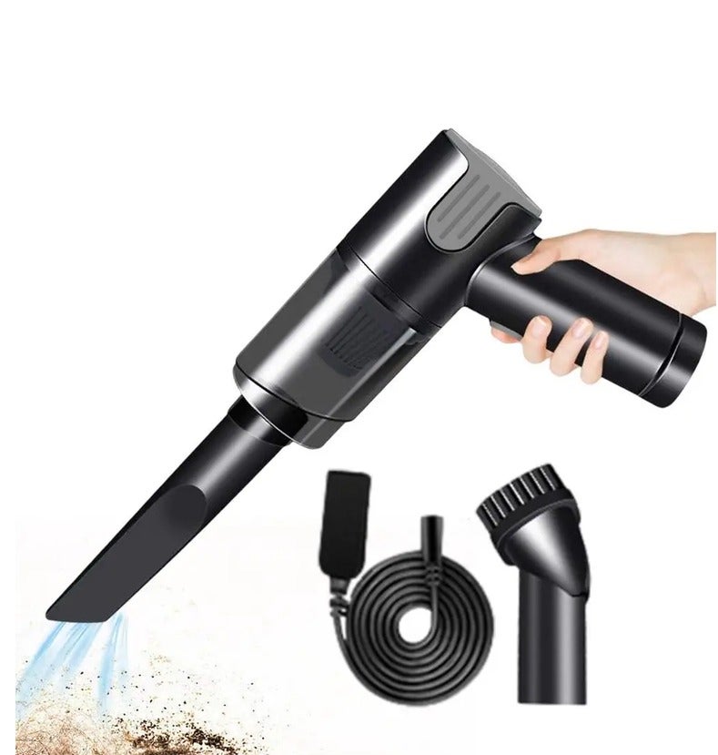 TEFONER TE-CL016 Portable Car Vacuum Cleaner 8000PA – Powerful high-performance suction with multiple nozzles for cleaning car and home – small cordless handheld vacuum cleaner for easy dust and dirt removal vacuum cleaner portable vacuum cordless vacuum portable car vacuum electric car vacuum portable vacuum cleaner portable vacuum car ashtray dust cleaner car dust cleaner - Image 2