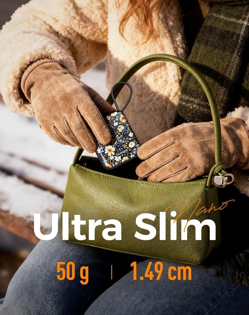 OCOOPA Hand Warmers Rechargeable, Smart Temp Control,100â„‰ -126â„‰, UL Safe, 7H*2 Long Battery, Palm-Sized Ultra Compact Fits Gloves, Purse, Camping, Travel, Cold Hands Gifts Women,UT5 Nano - Image 2