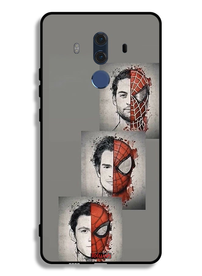 Tolwak Huawei Mate 10 Pro Protective Case Cover Spider Man Art - Image 2