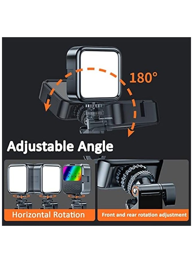 erorex Mobile Phone LED Selfie Fill Light With Clip & Adapter Mini Portable To Take Pictures & Videos For Live Selfie, Compatible With All Devices, For Phone, iPhone, Android, iPad, Laptop (Black) - Image 4