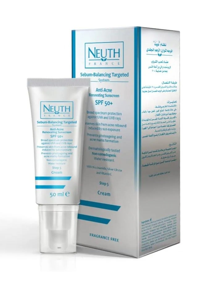 NEUTH ANTI-ACNE SUN SCREEN SPF 50+ 50ML.