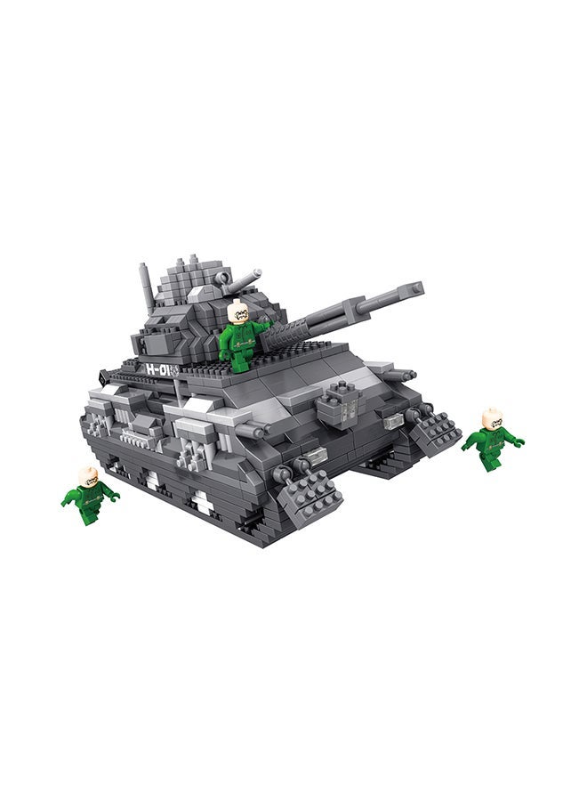 NIBEMINENT T3623 Military Model Tank Atomic Building Blocks Kit 4+ Years - Image 4