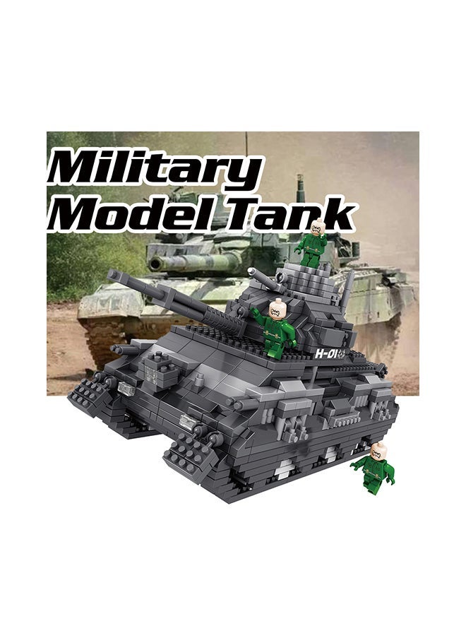 NIBEMINENT T3623 Military Model Tank Atomic Building Blocks Kit 4+ Years - Image 5