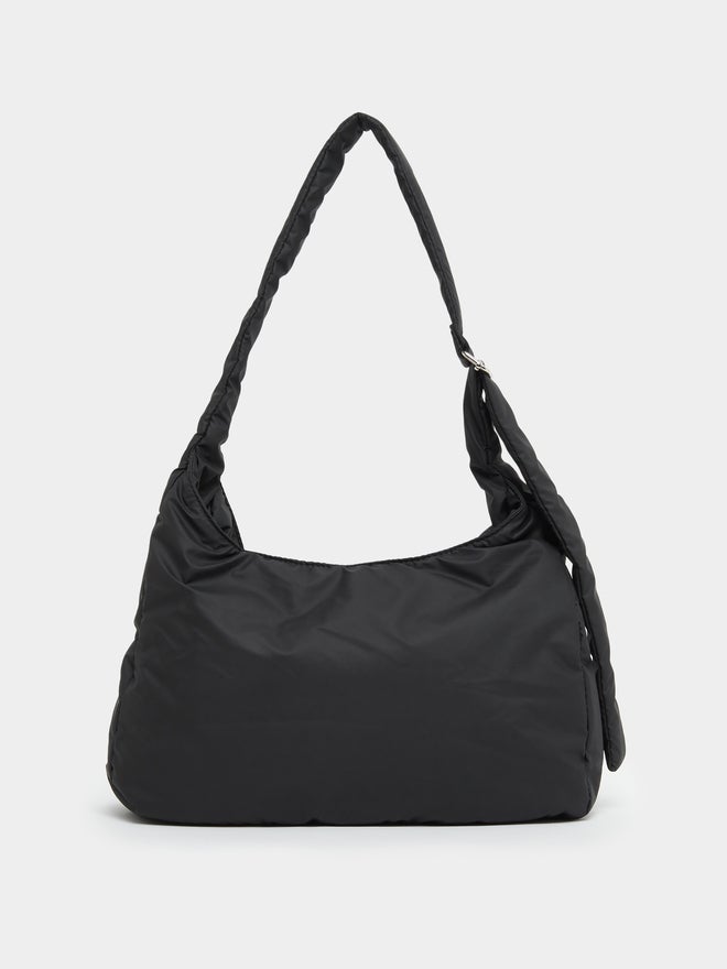Styli Styli Textured Zipped Shoulder Bag with Drawstring - Image 2