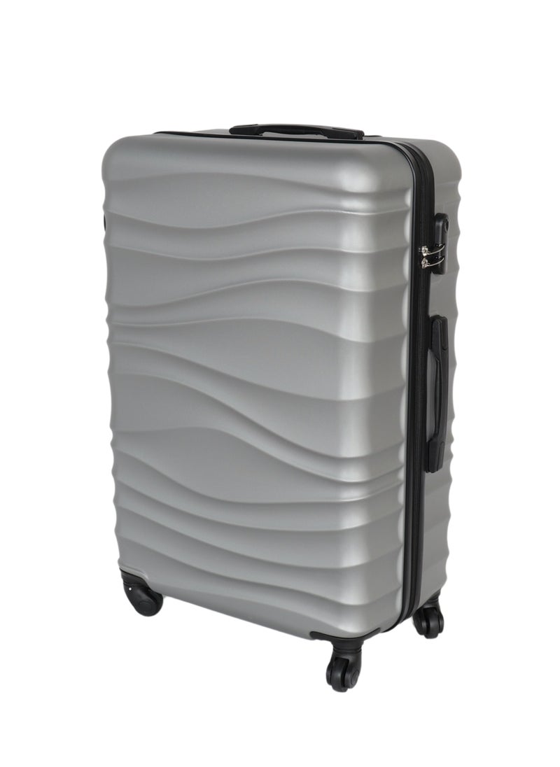 HOMEVEO Viper Travel Bag in Stylish Grey with 360° Spinner Wheels - Stylish and practical design, strong and lightweight material, equipped with a built-in digital security lock and ideal storage capacity. Medium size.  - Image 1