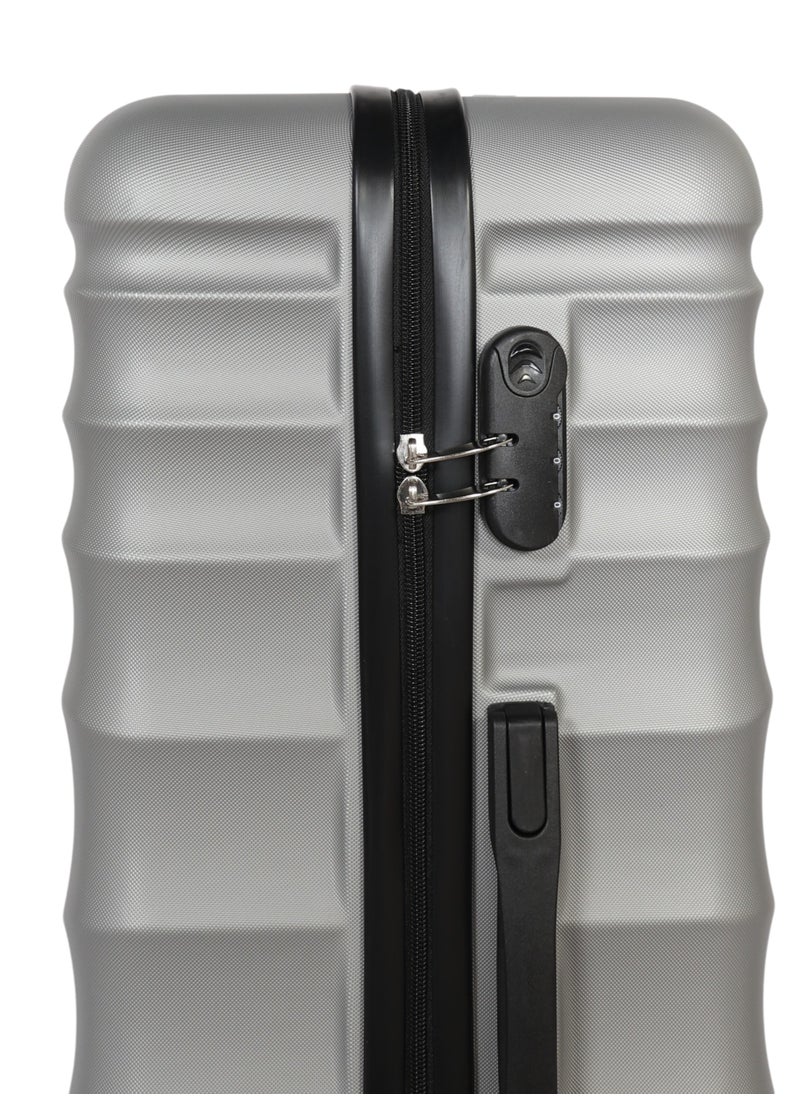 HOMEVEO Viper Travel Bag in Stylish Grey with 360° Spinner Wheels - Stylish and practical design, strong and lightweight material, equipped with a built-in digital security lock and ideal storage capacity. Medium size.  - Image 3