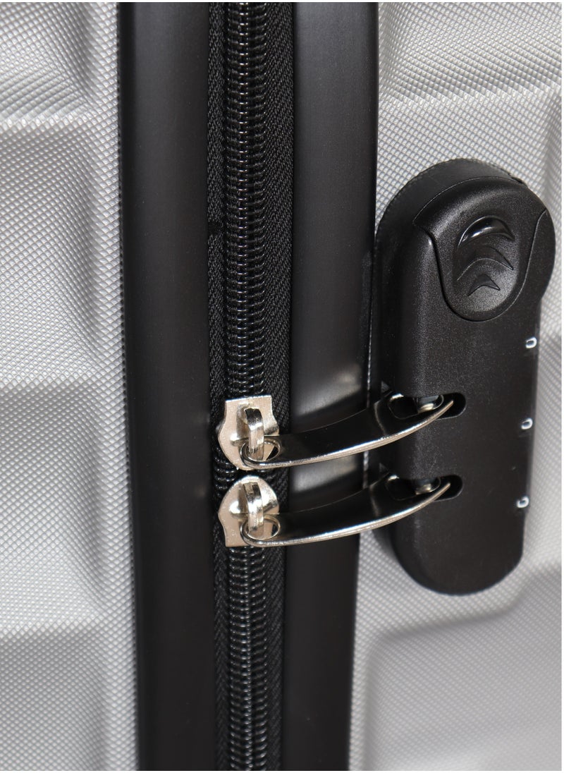 HOMEVEO Viper Travel Bag in Stylish Grey with 360° Spinner Wheels - Stylish and practical design, strong and lightweight material, equipped with a built-in digital security lock and ideal storage capacity. Medium size.  - Image 2