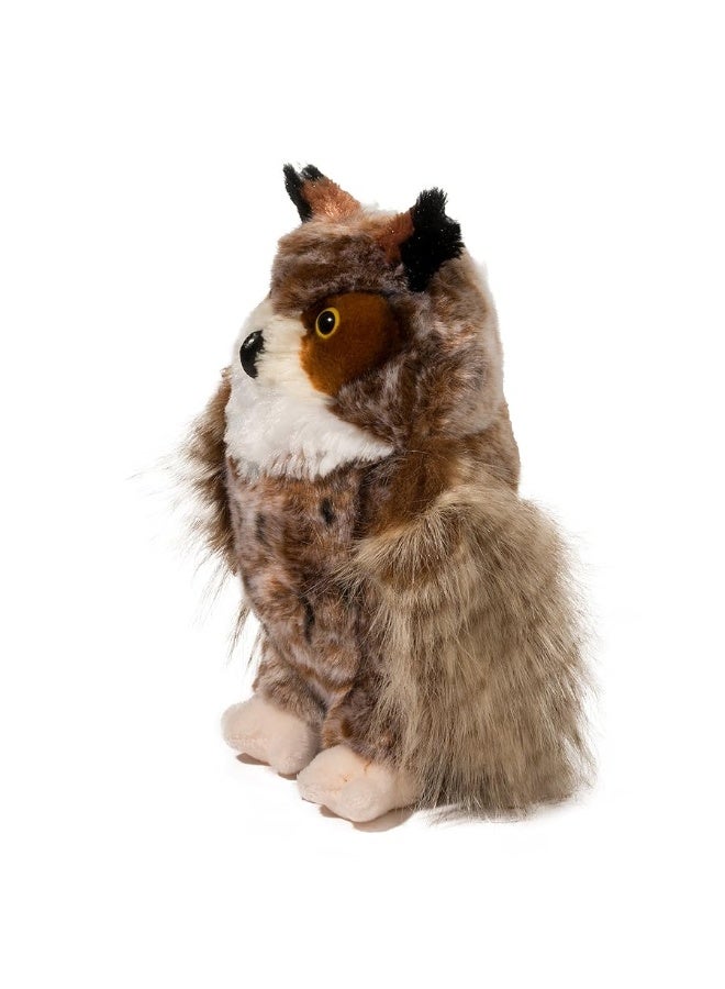 Douglas Einstein Great Horned Owl Plush Stuffed Animal - Image 1