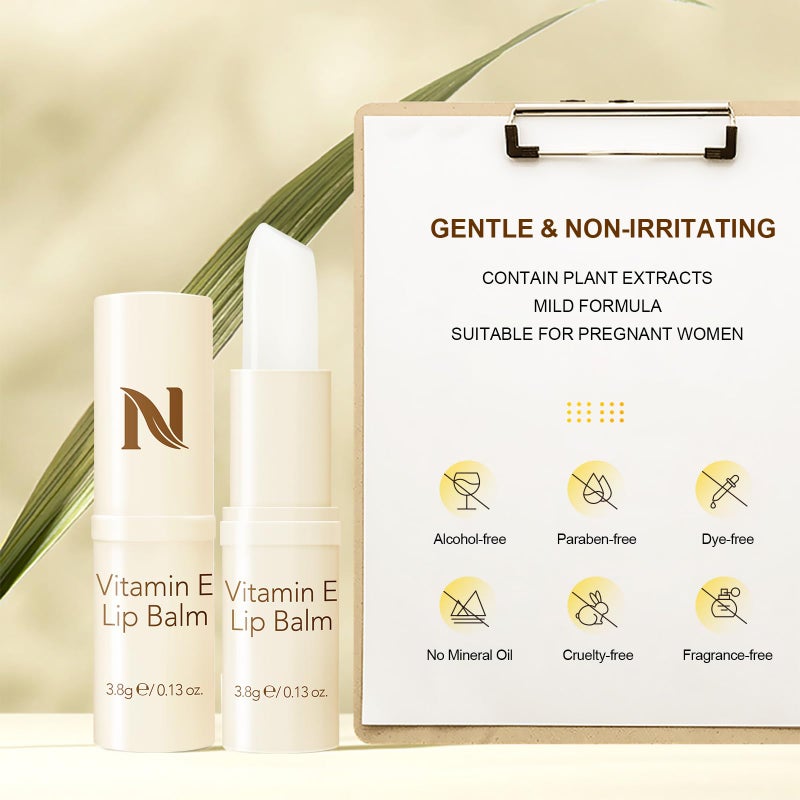 Neutriherbs Vitamin E Lip Balm Lipstick for Women, Moisturizing Lip stick Beauty Makeup Long-Lasting Rose Honey Stick Gloss Lip Balm 0.13 Fl Oz - Image 3