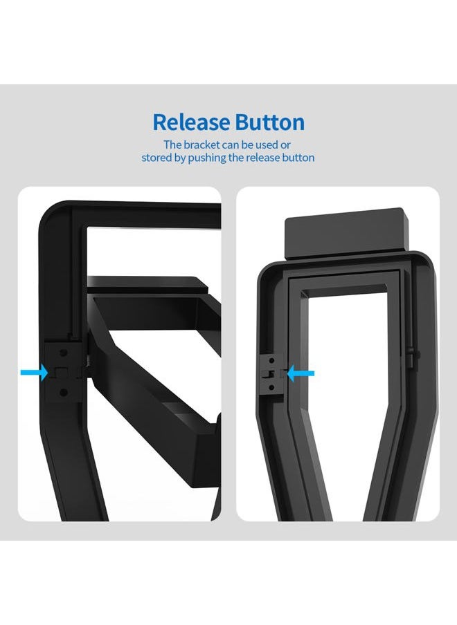 DigiCharge - Digicharge VR Headset Stand for Oculus Meta Quest 3S / Quest 3 / Quest 2 / Quest/PS VR Display Mount Station for Headset and Touch Controllers, VR Storage Holder Stand with Base for Controllers - Image 1