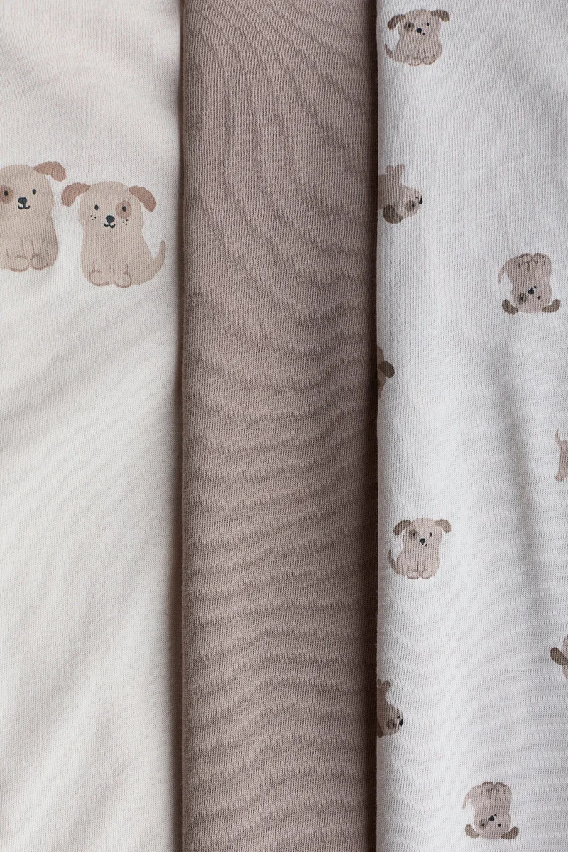 اتش اند ام ملابس نوم بسحّاب- عبوة من 3 قطع