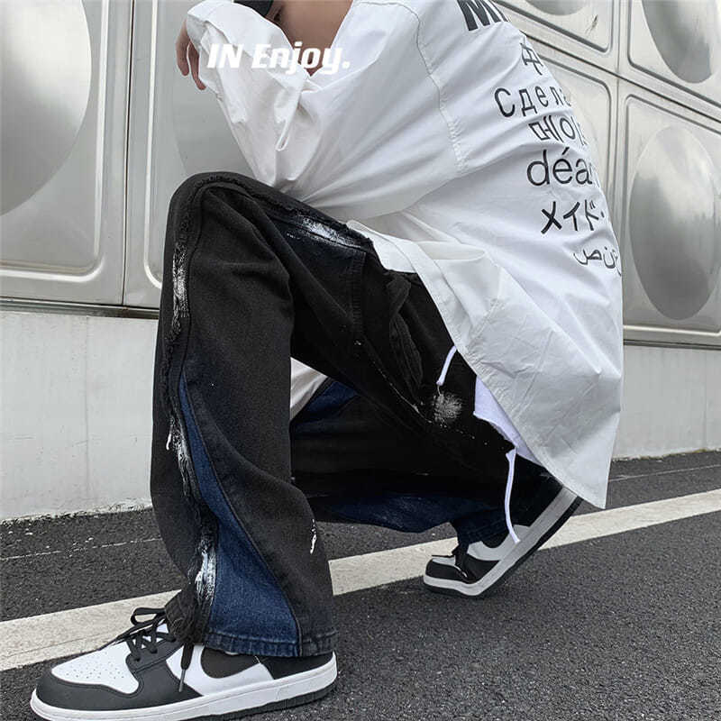 Unisex Casual Daily Denim Jeans - Image 3